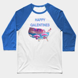 Galentines day parachute gift Baseball T-Shirt